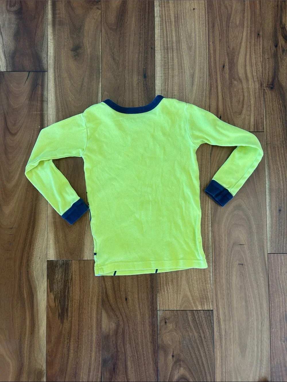 GAP Yellow Long Sleeve Tee with Navy Trim - Scooby-Doo Graphic